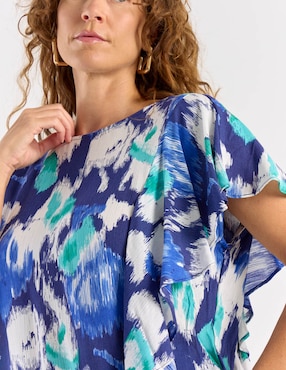 Blusa La Mode manga corta para mujer