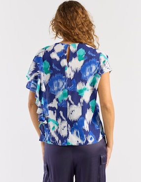 Blusa La Mode manga corta para mujer