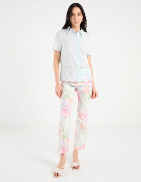 Pantalón La Mode straight para mujer