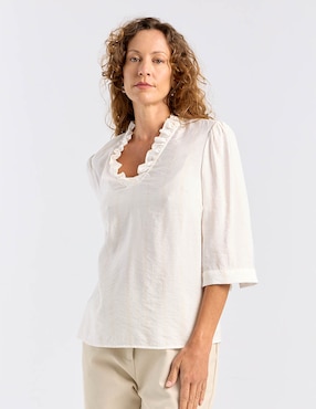 Blusa La Mode manga larga para mujer