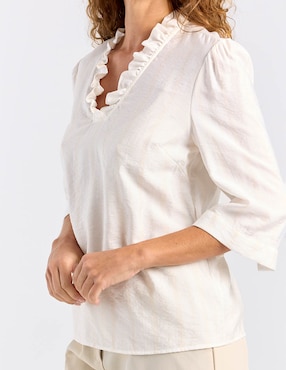 Blusa La Mode manga larga para mujer