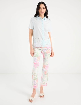 Blusa La Mode manga corta para mujer
