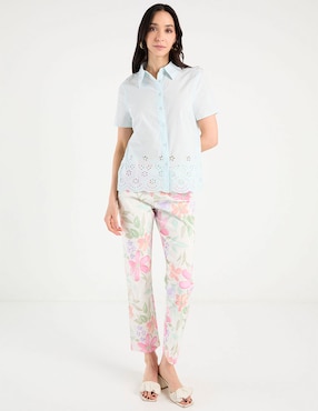 Blusa La Mode manga corta para mujer