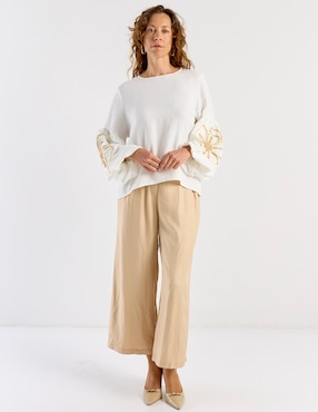 Blusa La Mode manga larga para mujer