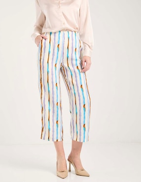 Pantalón La Mode straight para mujer