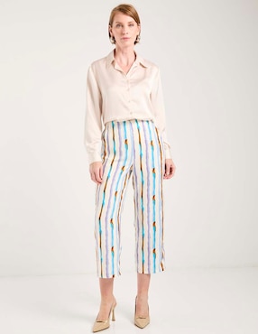 Pantalón La Mode straight para mujer