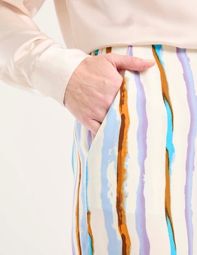 Pantalón La Mode straight para mujer