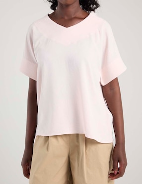 Blusa La Mode manga corta para mujer