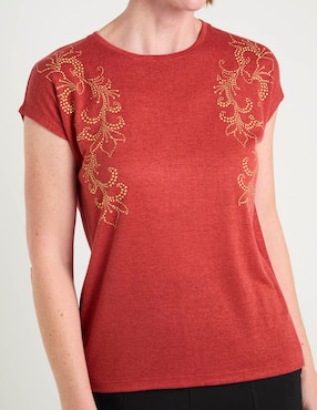 Blusa La Mode manga corta para mujer