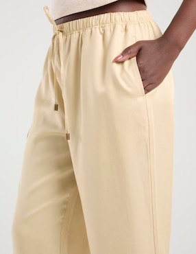 Pantalón relaxed La Mode straight para mujer