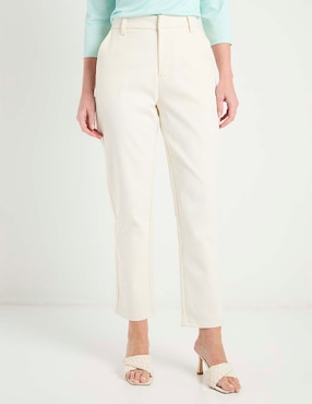 Pantalón chino La Mode slim para mujer