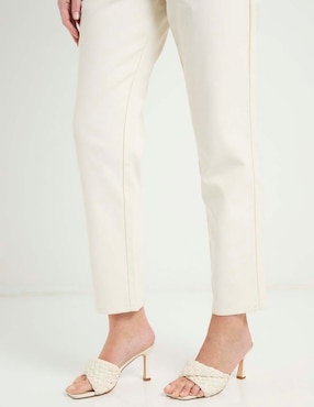 Pantalón chino La Mode slim para mujer