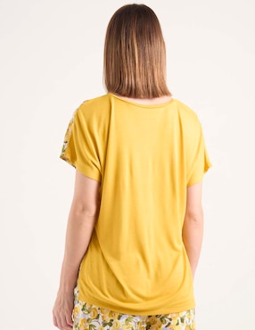 Blusa La Mode manga corta para mujer