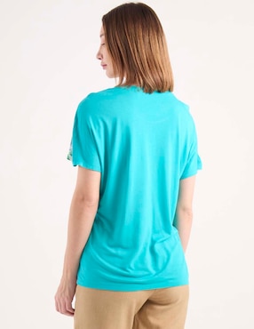 Blusa La Mode manga corta para mujer