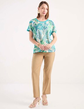 Blusa La Mode manga corta para mujer