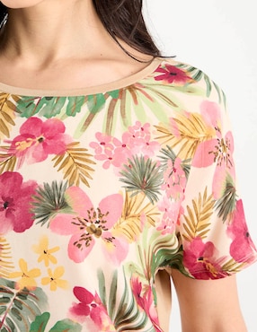 Blusa La Mode manga corta para mujer
