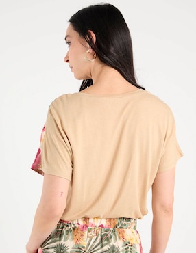 Blusa La Mode manga corta para mujer
