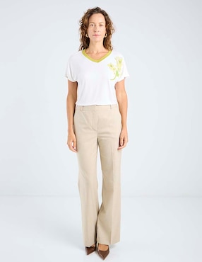 Blusa La Mode manga corta para mujer