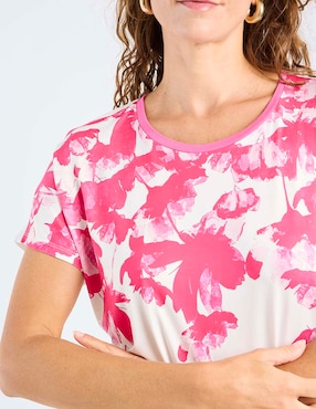 Blusa La Mode manga corta para mujer