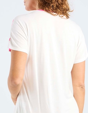 Blusa La Mode manga corta para mujer