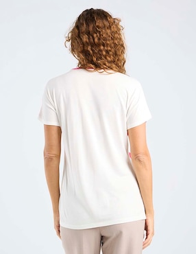 Blusa La Mode manga corta para mujer