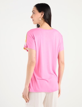 Blusa La Mode manga corta para mujer