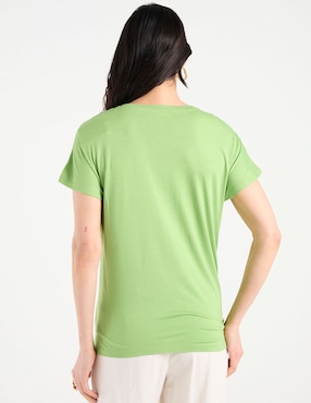 Blusa La Mode manga corta para mujer