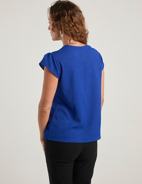 Blusa La Mode manga corta para mujer