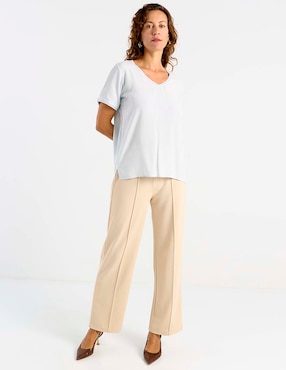 Blusa La Mode manga corta para mujer