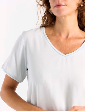Blusa La Mode manga corta para mujer