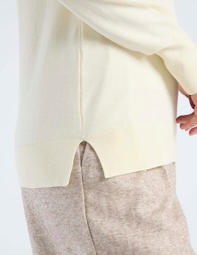 Suéter La Mode cuello V para mujer