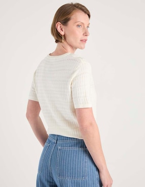 Suéter La Mode cuello redondo para mujer