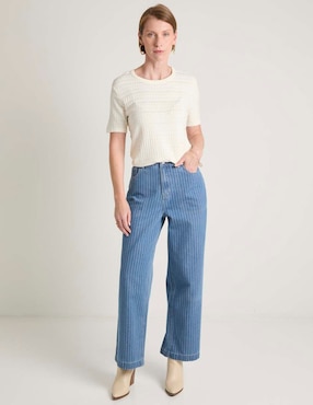 Suéter La Mode cuello redondo para mujer