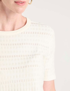 Suéter La Mode cuello redondo para mujer