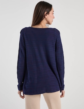 Suéter La Mode cuello redondo para mujer
