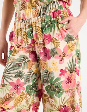 Pantalón capri La Mode amplio para mujer