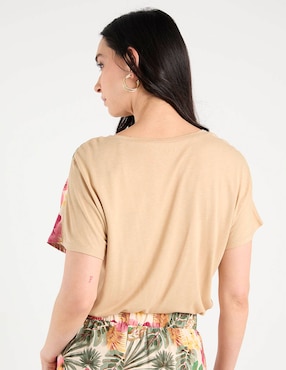 Pantalón capri La Mode amplio para mujer