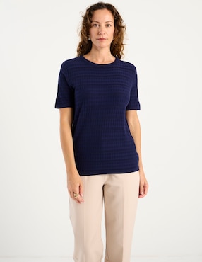 Suéter La Mode cuello redondo para mujer