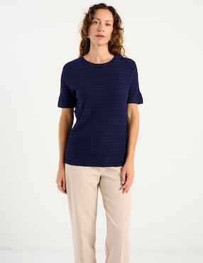 Suéter La Mode cuello redondo para mujer