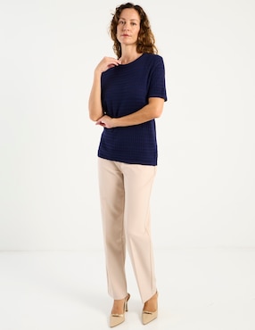 Suéter La Mode cuello redondo para mujer