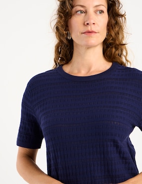 Suéter La Mode cuello redondo para mujer