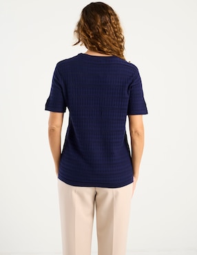 Suéter La Mode cuello redondo para mujer