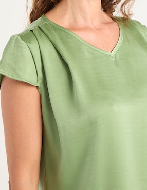 Blusa La Mode manga corta para mujer