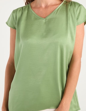 Blusa La Mode manga corta para mujer