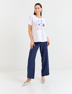 Pantalón de vestir La Mode regular para mujer