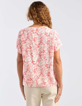 Blusa La Mode manga corta para mujer