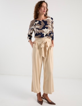 Blusa La Mode manga 3/4 para mujer