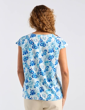 Blusa La Mode manga corta para mujer
