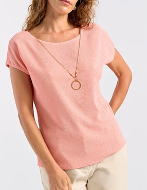 Blusa La Mode manga corta para mujer