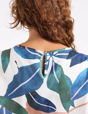 Blusa La Mode manga corta para mujer